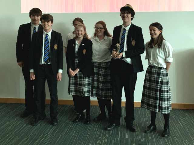 Group of pupils who have won the F5 Film Making Challenge