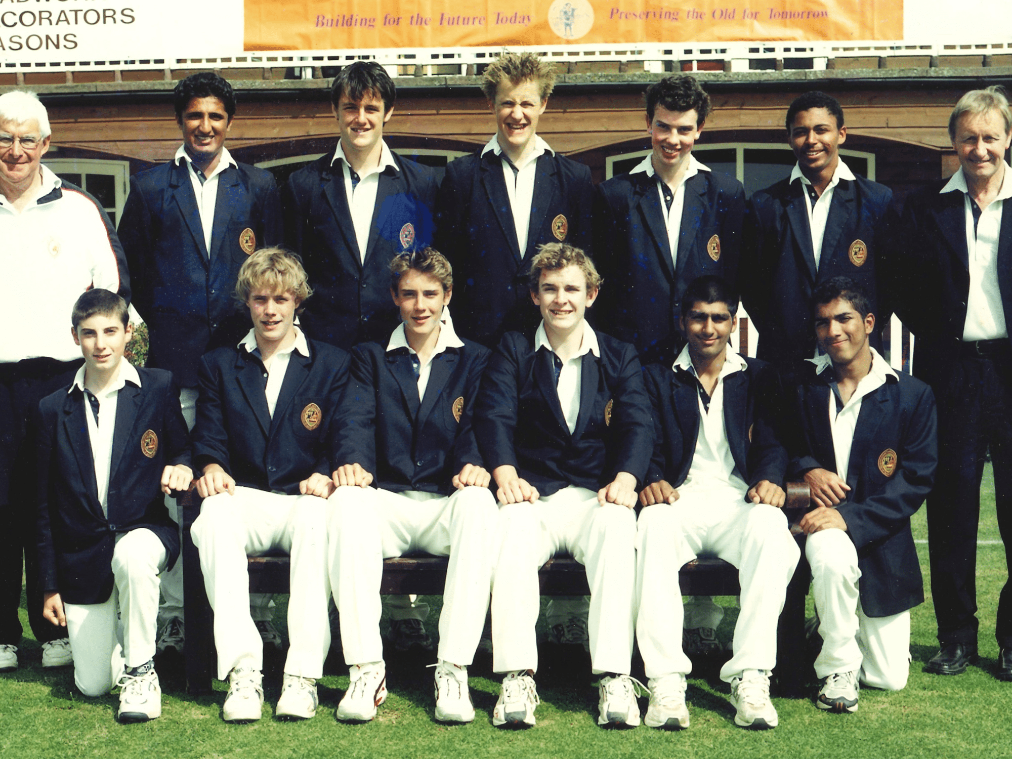 Stuart Broad in Oakham School cricket 1st XI