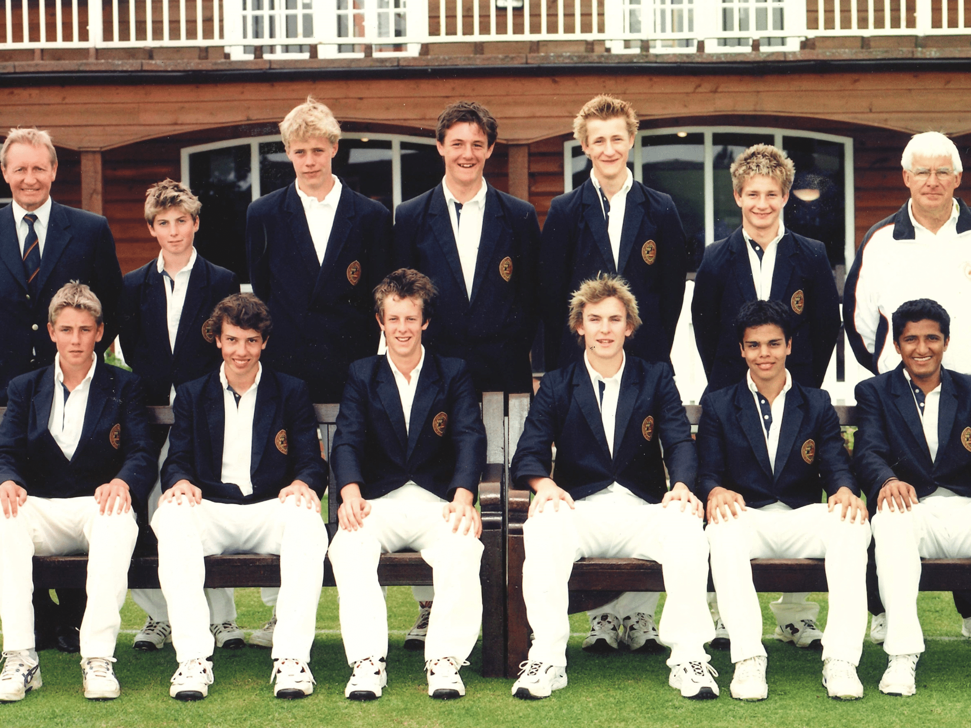 Stuart Broad in Oakham School cricket 1st XI